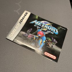 Metroid Fusion Manual GBA