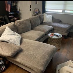 Gray Cushion Material 