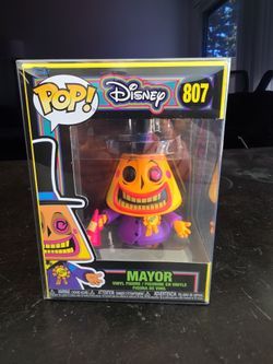 The Nightmare Before Christmas Blacklight Mayor Funko Pop