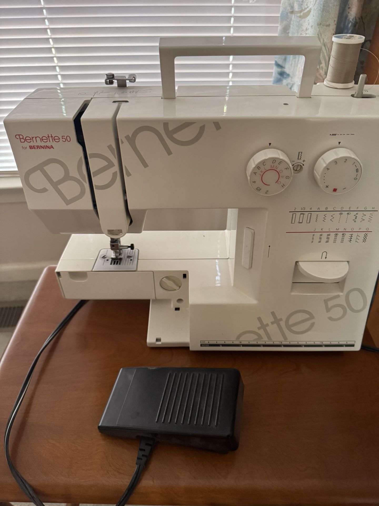 Bernette 50 Sewing Machine & Basket