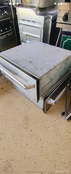 2 Stainless Thermador Warming Drawers