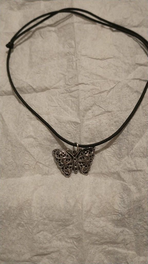 Handmade Butterfly Choker $15