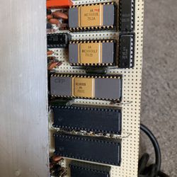 Handmade DIY Computer with prototype CPU XC6800b 