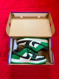 Nike Dunk Low Green Black White Sneakers