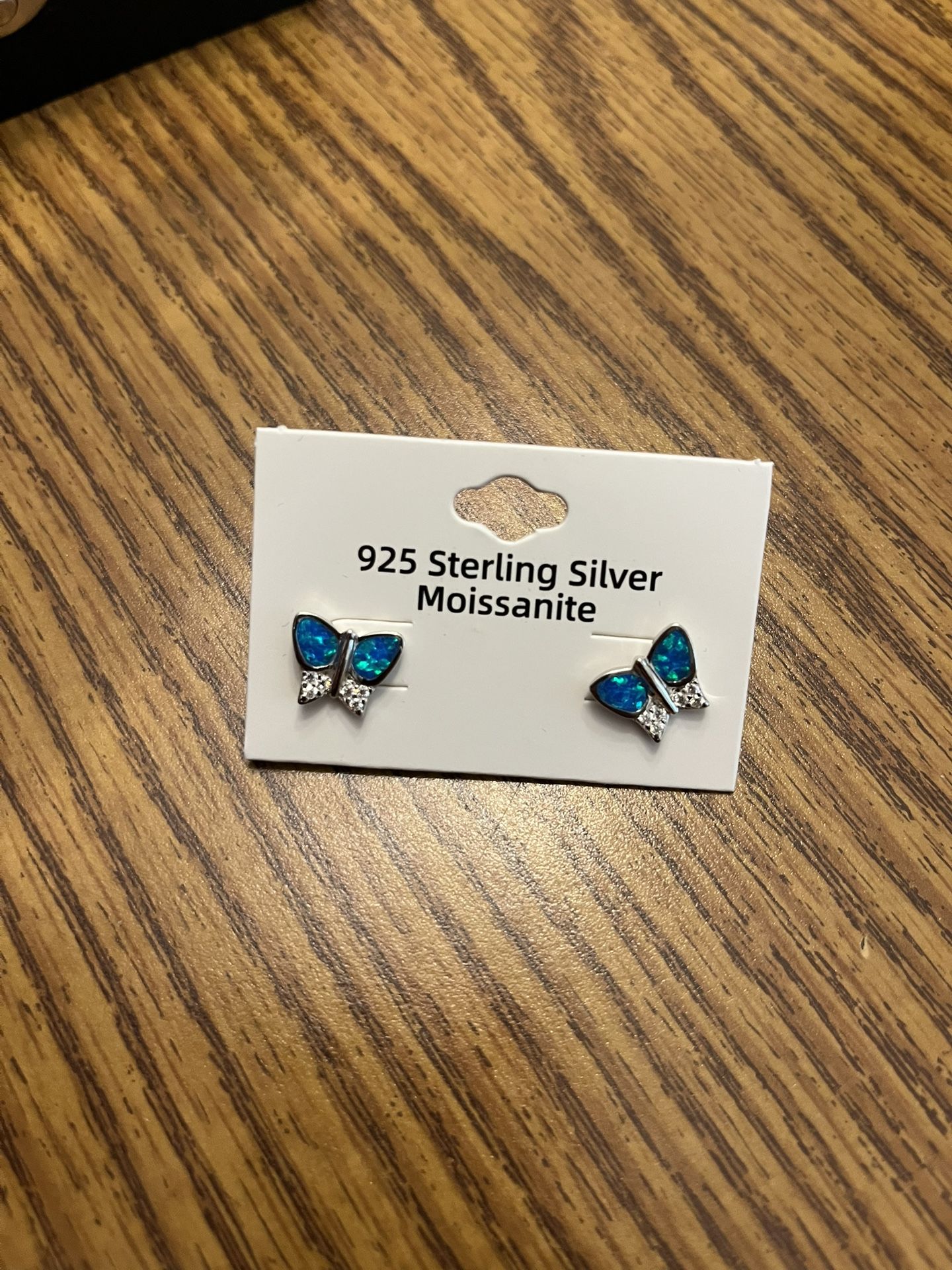 Real Sterling Silver 925 Real Moissanite Stones 