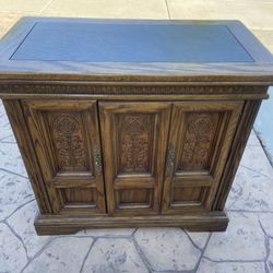 Antique Rolling Cabinet