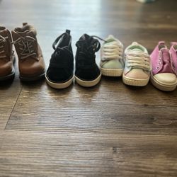Toddler Girl Shoe Bundle (4 Pairs) – Great Condition