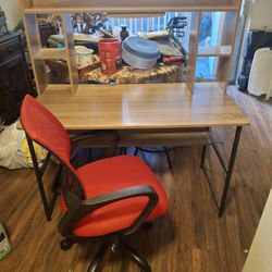 DESK and CHAIR