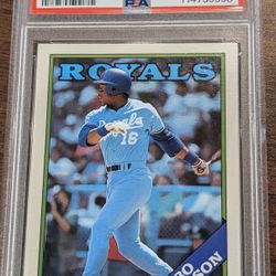 Bo Jackson Error Baseball Card 