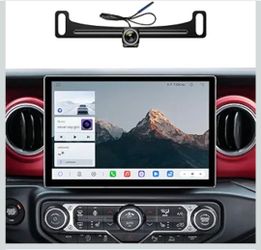 11.5''Car Radio for Jeep Wrangler JL & Gladiator JT Stereo 2018-2021 with Wireless CarPlay & Android Auto/Android 13 /5G WiFi/TouchScreen/FM/AM/4GB RA