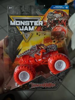 Spin Master Monster Jam Toon Shaded ThunderRoarus 1:64 Monster Truck New 2026