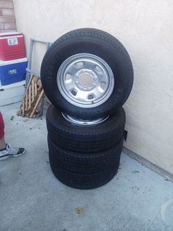 245/70/r15 Brand New 8 Lug Rims N Tires