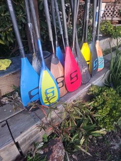 Stand Up Paddles, carbon fiber.