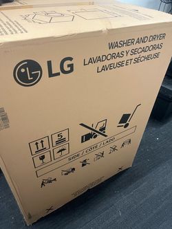 LG Washer and Dryer – New in Box