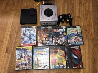 GameCube with game of player 9 games