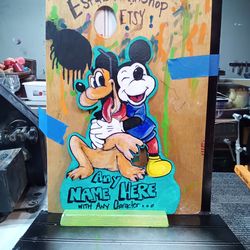 Micky and pluto