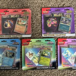 Sealed Bundle! POKÉMON Tech Sticker Collections. Both ASCENDED HEROES & All 3 PRISMATIC! 15 Packs Total! CORAL SPRINGS/MARGATE AREA!
