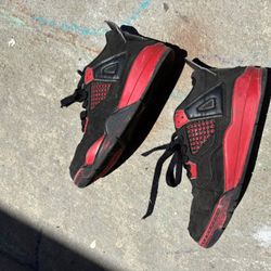 Black And Red Jordan’s