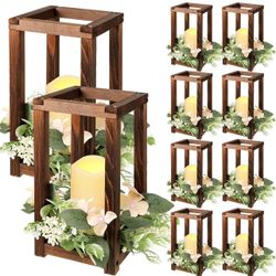 Wooden lanterns for weddings, centerpieces, 