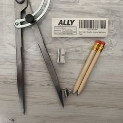 Ally Tools Map plotting 8” Metal Dividers, New