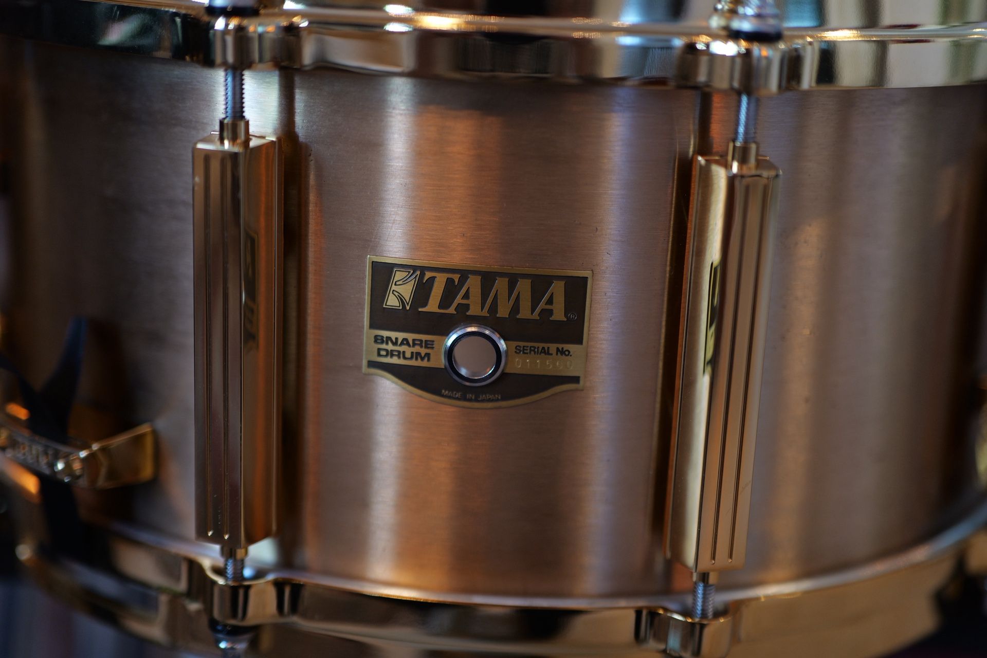 1988 6.5x14 Tama Pro Custom Bell Brass Snare Drum