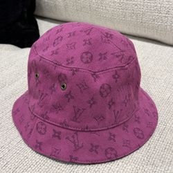 Louis Vuitton Monogram Denim Transformable Bob Bucket Hat Purple