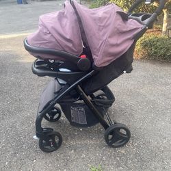 Stroller with car seat & base