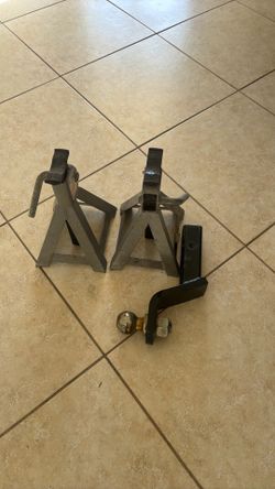Jack stands and ball mount