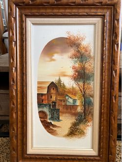 Framed Oil Painting