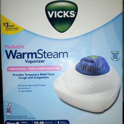 Warmsteam Vicks In Close Box New