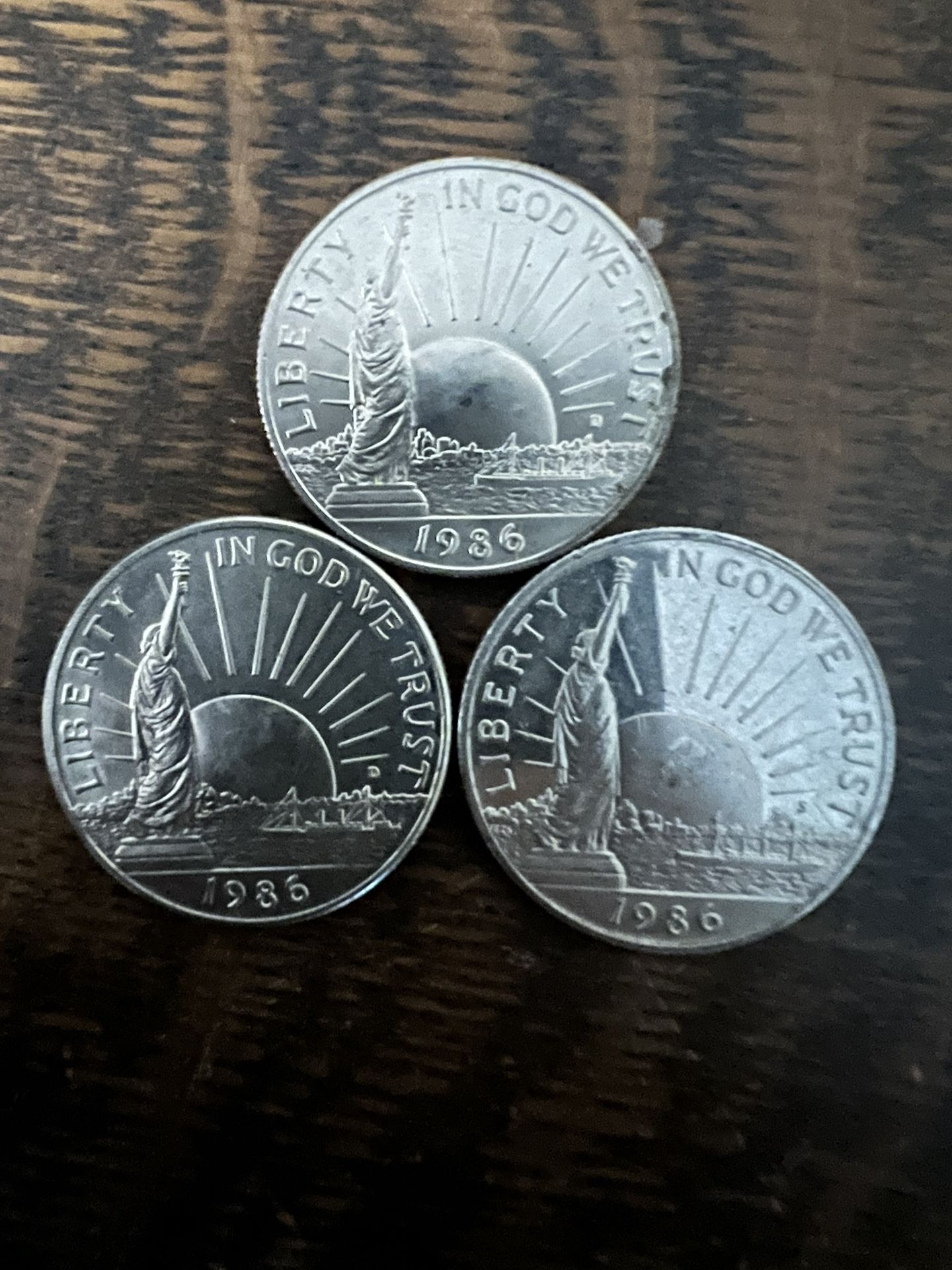 1986 Liberty Half Dollar Commemorative Coins