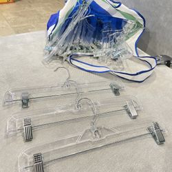 Bundle of Crystal Skirt/Slack Hangers