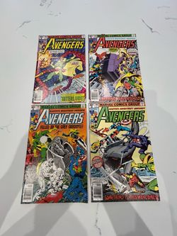 AVENGERS NEWSSTAND LOT! Mid Grade  Avengers #190,191,193,195. Daredevil App John Byrne