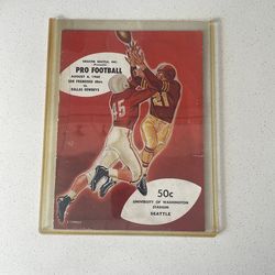 1960 football program