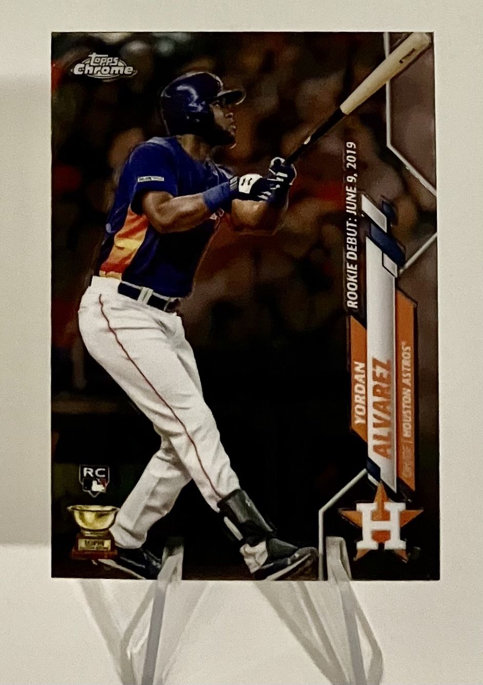 2020 Topps Chrome Update Series YORDAN ALVAREZ RC Rookie Debut #U-53 Houston Astros