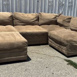 Modular Couch Sofa L Shape with Ottoman