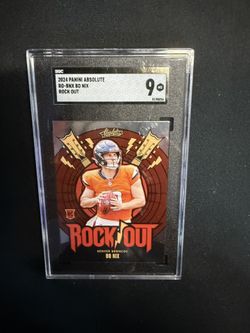 BO NIX 2024 Panini Absolute Rock Out#18 ROOKIE  SGC 9