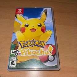 Pokémon let’s go PIKACHU for Nintendo Switch