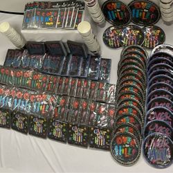 Birthday Over The Hill Paper Party Goods, Paper Plates, Paper Cups, Napkins, Decor Super Bulk Discount 