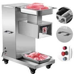Commercial Meat Cutter Machine Stainless Steel 1100 lb./H Electric Meat Cutting Machine 750 W Commercial Meat Slicer