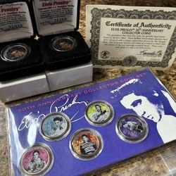 ELVIS 50th COLLECTORS COINS