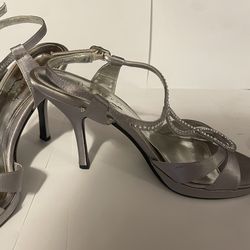Silver heels