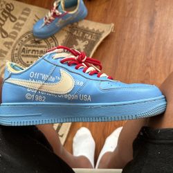 Air Force Ones/Off-White1982/White And Re