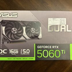 ASUS Dual GeForce RTX 5060 Ti Overlocked 16GB 128-Bit GDDR7