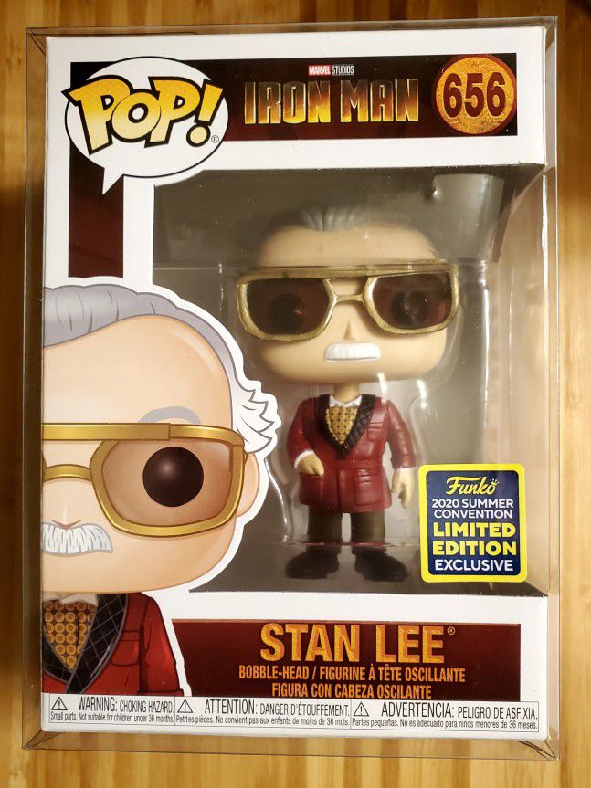 Stan Lee #656 Funko Pop Vinyl (Funko 2022 Summer Convention Special Edition Exclusive) New & In Mint Condition