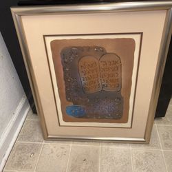 The 10 Commandments Framed Signed Artwork