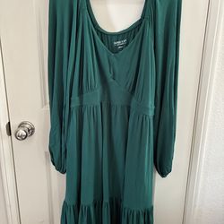 Torrid green dress Sz 2