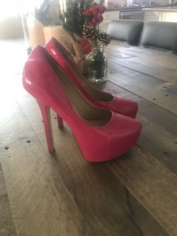 Pink heels