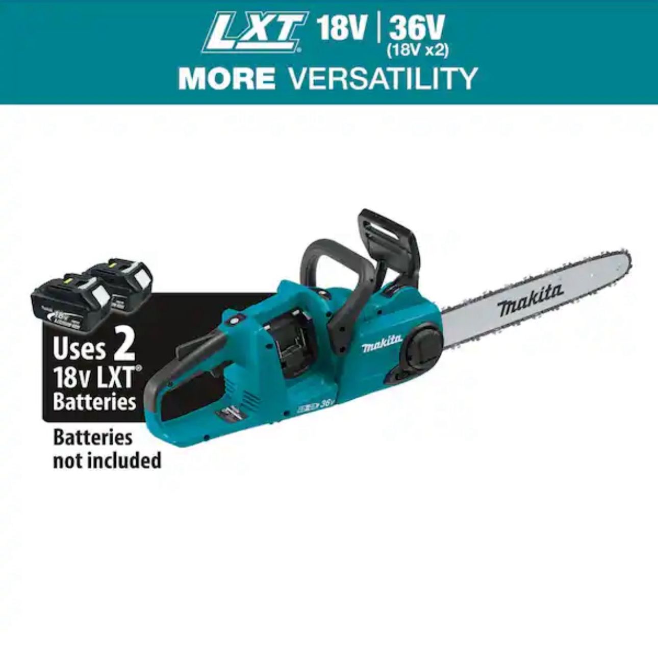 Makita XCU04 36V (18V X2) LXT Brushless 16" Chain Saw (Brand New, Tool Only)