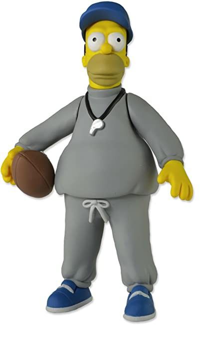 NECA The Simpsons Guest Stars Series - Coach Homer Action Figure

